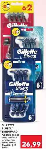 Kaufland GILLETTE BLUE 3 / SKINGUARD Aparat de ras Ofertă