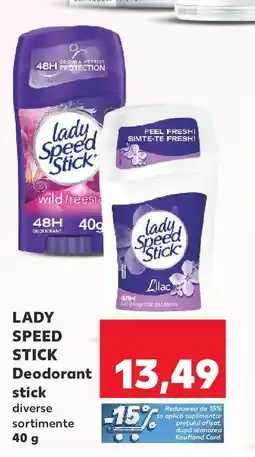 Kaufland LADY SPEED STICK Deodorant stick Ofertă
