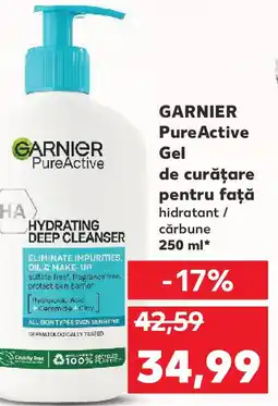 Kaufland GARNIER Pure Active Gel de curăţare pentru faţă Ofertă