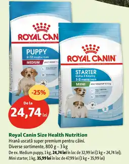 Fressnapf Royal Canin Size Health Nutrition Ofertă