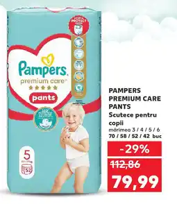 Kaufland PAMPERS PREMIUM CARE PANTS Scutece pentru copii Ofertă