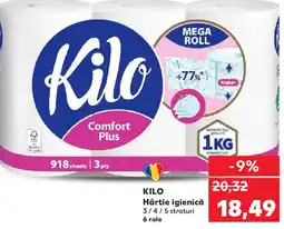Kaufland KILO Hârtie igienică Ofertă