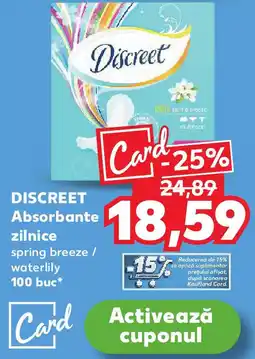 Kaufland DISCREET Absorbante zilnice Ofertă