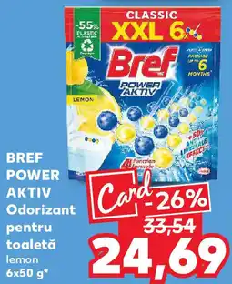 Kaufland BREF POWER AKTIV Odorizant pentru toaletă Ofertă