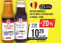 Mega Image Gusturi româneşti suc de mere şi cătina/mere și aronia Ofertă