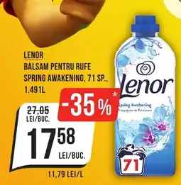 Mega Image LENOR Balsam pentru rufe spring awakening, 71 sp. Ofertă