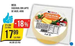 Mega Image MEGA Cascaval din lapte de vacă Ofertă