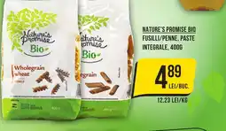 Mega Image Nature's promise bio fusilli/penne, paste integrale Ofertă