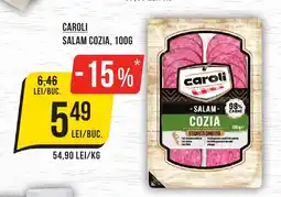 Mega Image Caroli salam cozia Ofertă