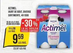 Mega Image Actimel iaurt de băut, diverse sortimente Ofertă