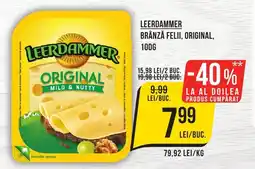 Mega Image Leerdammer brânză felii, original, Ofertă