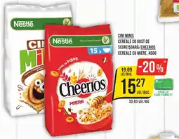 Mega Image Cini minis cereale cu gust de scorţişoară/cheerios cereale cu miere Ofertă