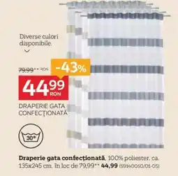 XXXLutz Draperie gata confecţionată Ofertă