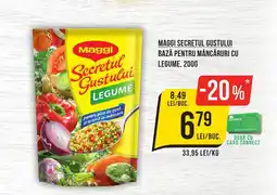 Mega Image Maggi secretul gustului bază pentru mâncăruri cu legume Ofertă