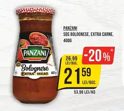Mega Image PANZANI Sos bolognese extra carne Ofertă