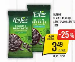 Mega Image NUTLINE Seminţe pestriţe, sărate/uşor sărate Ofertă