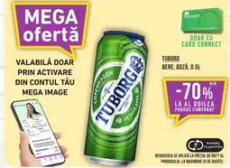Mega Image TUBORG Bere, doză Ofertă