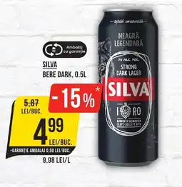 Mega Image SILVA Bere dark Ofertă