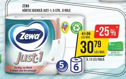 Mega Image ZEWA Hârtie igienică just-1 Ofertă