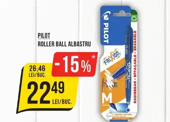 Mega Image PILOT Roller ball albastru Ofertă