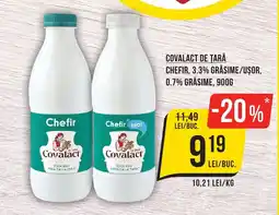 Mega Image Covalact de ţară chefir, 3.3% grasime/uşor, 0.7% grăsime Ofertă