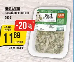 Mega Image Mega Apetit salată de ciuperci Ofertă