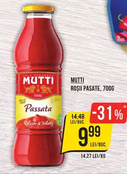 Mega Image MUTTI Roşii pasate, Ofertă