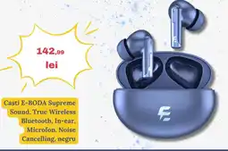 Media Galaxy Casti E-BODA Supreme Sound, True Wireless Ofertă