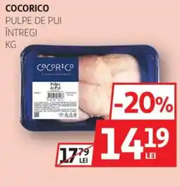 Auchan COCORICO Pulpe de pui întregi Ofertă