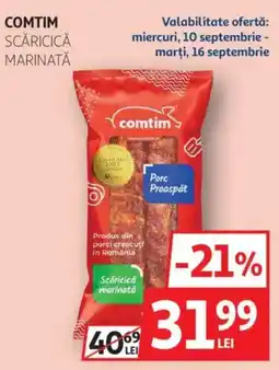 Auchan Comtim scăricică marinată Ofertă