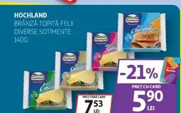 Auchan Hochland brânză topită felii Ofertă