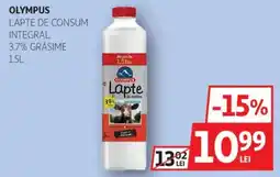 Auchan OLYMPUS Lapte de consum integral Ofertă