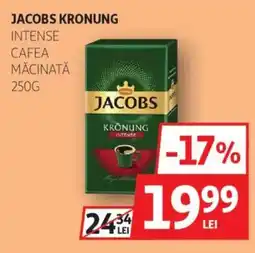 Auchan Jacobs kronung intense cafea măcinată Ofertă