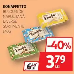 Auchan Konaffetto rulouri de napolitană Ofertă
