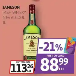 Auchan JAMESON Irish whisky 40% alcool Ofertă