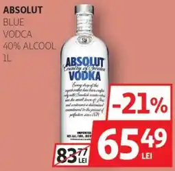 Auchan Absolut blue vodca Ofertă
