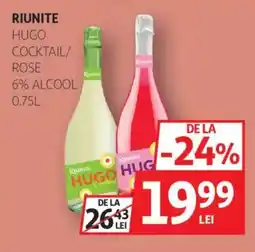 Auchan Riunite hugo cocktail/ rose Ofertă