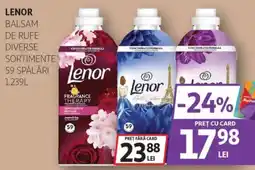 Auchan Lenor balsam de rufe Ofertă