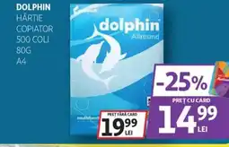 Auchan Dolphin hârtie copiator 500 coli Ofertă