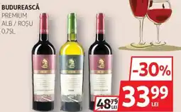 Auchan Budurească premium alb / roșu Ofertă