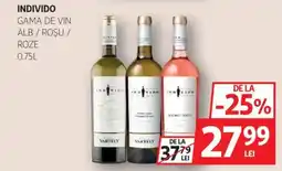 Auchan Individo gama de vin alb / roșu / roze Ofertă