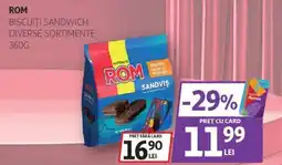 Auchan ROM Biscuiti sandwich Ofertă