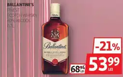 Auchan Ballantine's finest scotch whisky Ofertă