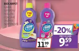 Auchan BIOCARPET Gama sampon/ solutie covoare Ofertă