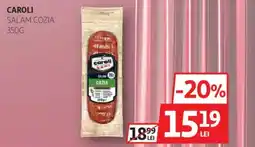 Auchan CAROLI Salam cozia Ofertă