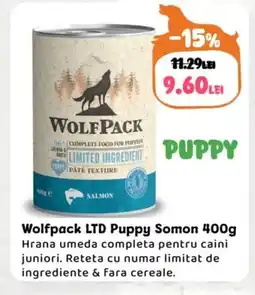 Animax Wolfpack LTD Puppy Somon Ofertă