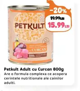 Animax Petkult Adult cu Curcan Ofertă