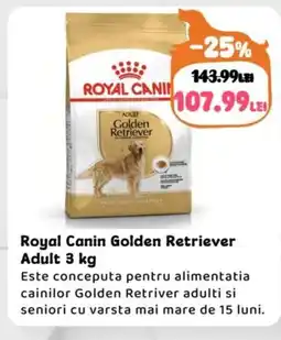 Animax Royal Canin Golden Retriever Adult Ofertă