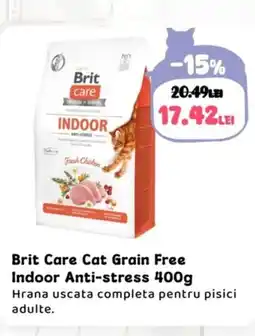 Animax Brit Care Cat Grain Free Indoor Anti-stress Ofertă