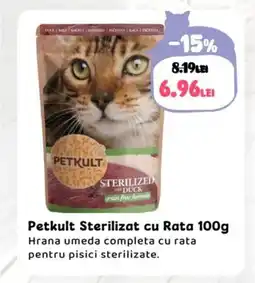 Animax Petkult Sterilizat cu Rata Ofertă